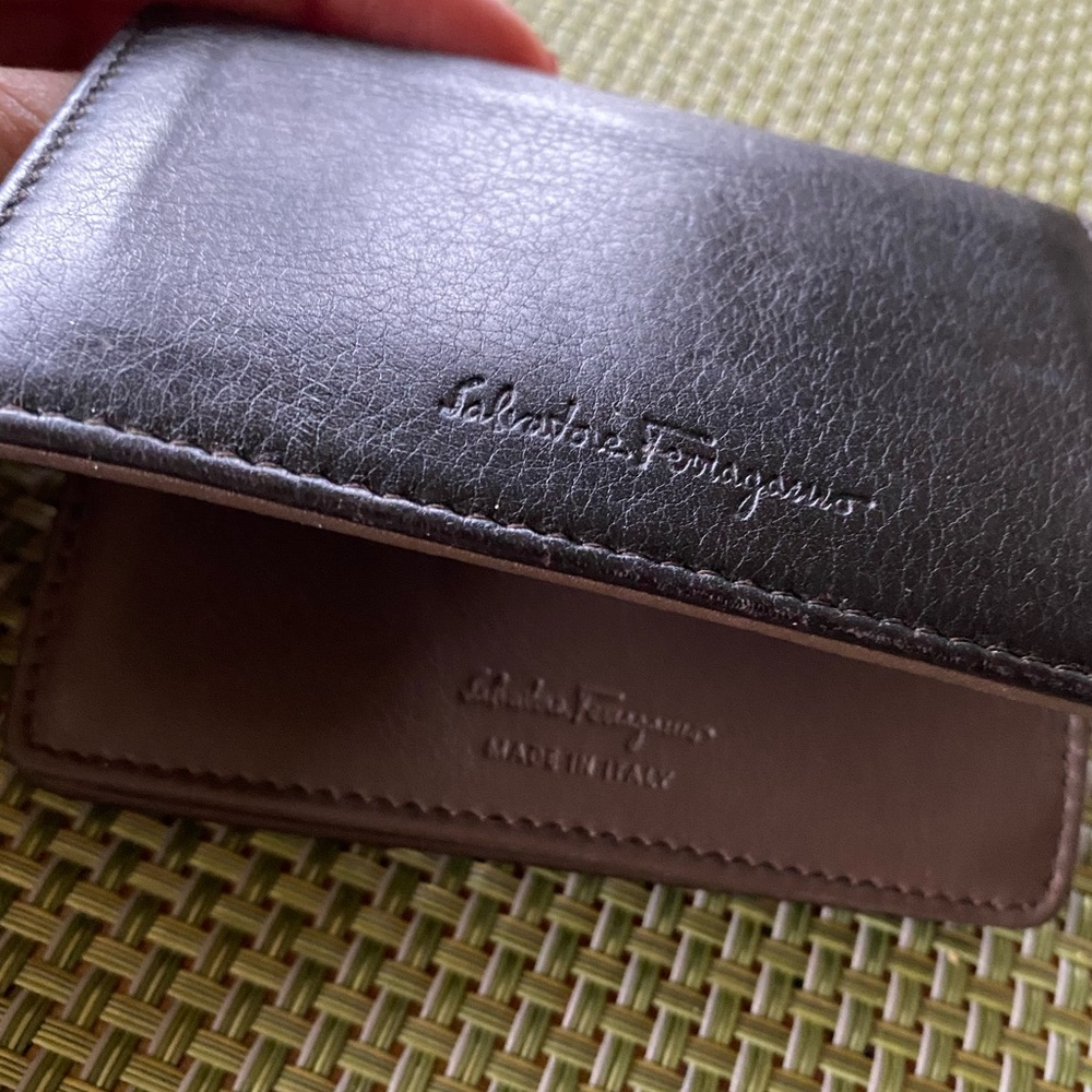 Uni-Sex SALVATORE FERRAGAMO Calfskin CARD CASE